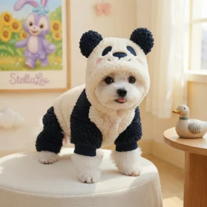 panda dog outfit