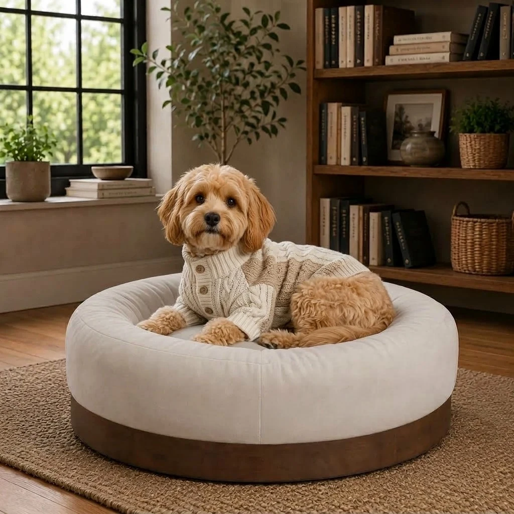Sienna Oslo modern dog bed for relaxing and resting