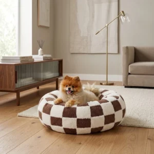 mochi round donut dog bed